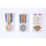 A 1914 MEDAL TRIO AND BAR, 7978 Pte. W. Cornish, D.L.I.
