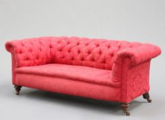 A VICTORIAN BUTTON-BACK CHESTERFIELD SOFA