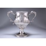 A LARGE GEORGE III IRISH SILVER TWIN-HANDLED CUP, MATTHEW WEST, DUBLIN 1779