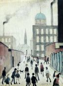 LAURENCE STEPHEN LOWRY (1887-1976), MRS SWINDELLS' PICTURE