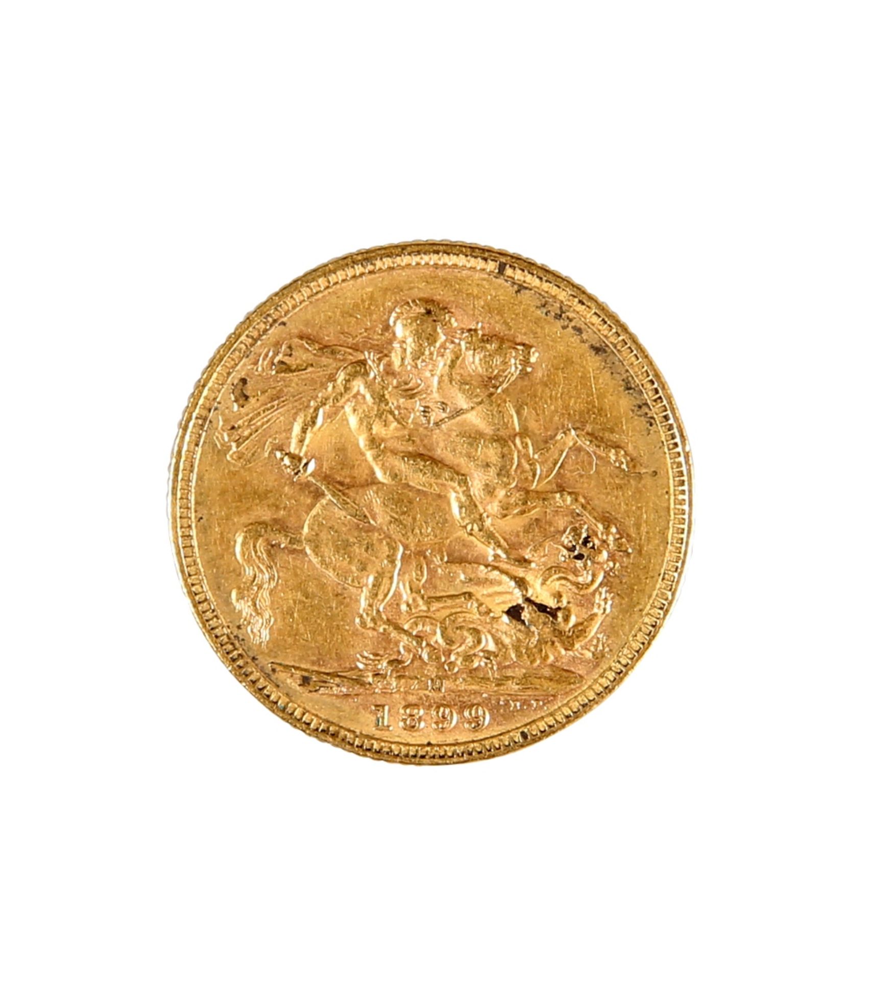 A VICTORIA GOLD SOVEREIGN, 1899. - Bild 2 aus 2