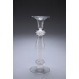 A RARE SALVIATI GLASS CANDLESTICK