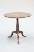 AN 18TH CENTURY OAK TILT-TOP TRIPOD TABLE