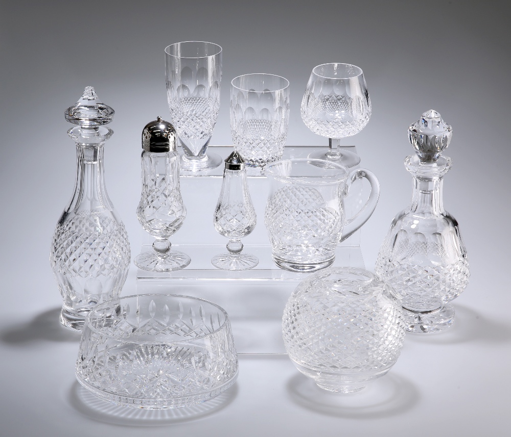 A LARGE COLLECTION WATERFORD CRYSTAL