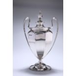 A GEORGE V SILVER TWIN-HANDLED CUP AND COVER, WILLIAM HUTTON & SONS LTD., LONDON 1913