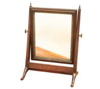 A GEORGE III MAHOGANY TOILET MIRROR, 18TH CENTURY