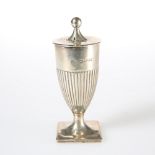 A VICTORIAN SILVER PEPPERETTE, EDGAR FINLEY & HUGH TAYLOR