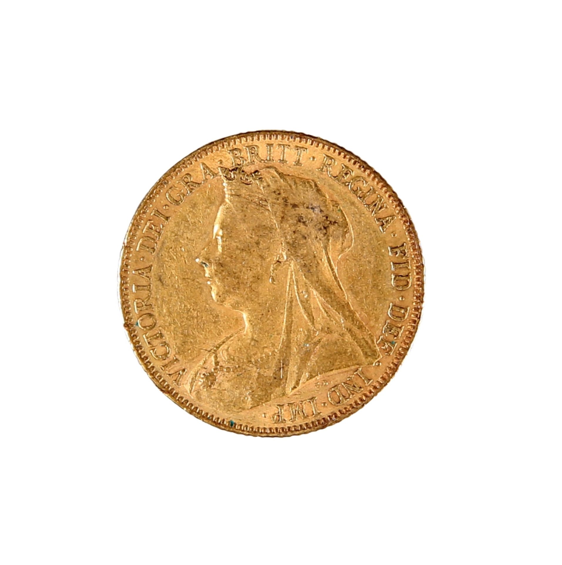 A VICTORIA GOLD SOVEREIGN, 1900.