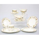 A WEDGWOOD "MIRABELLE" PATTERN DINNER AND TEA SERVICE