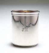 A VICTORIAN SILVER BEAKER OF FINE QUALITY