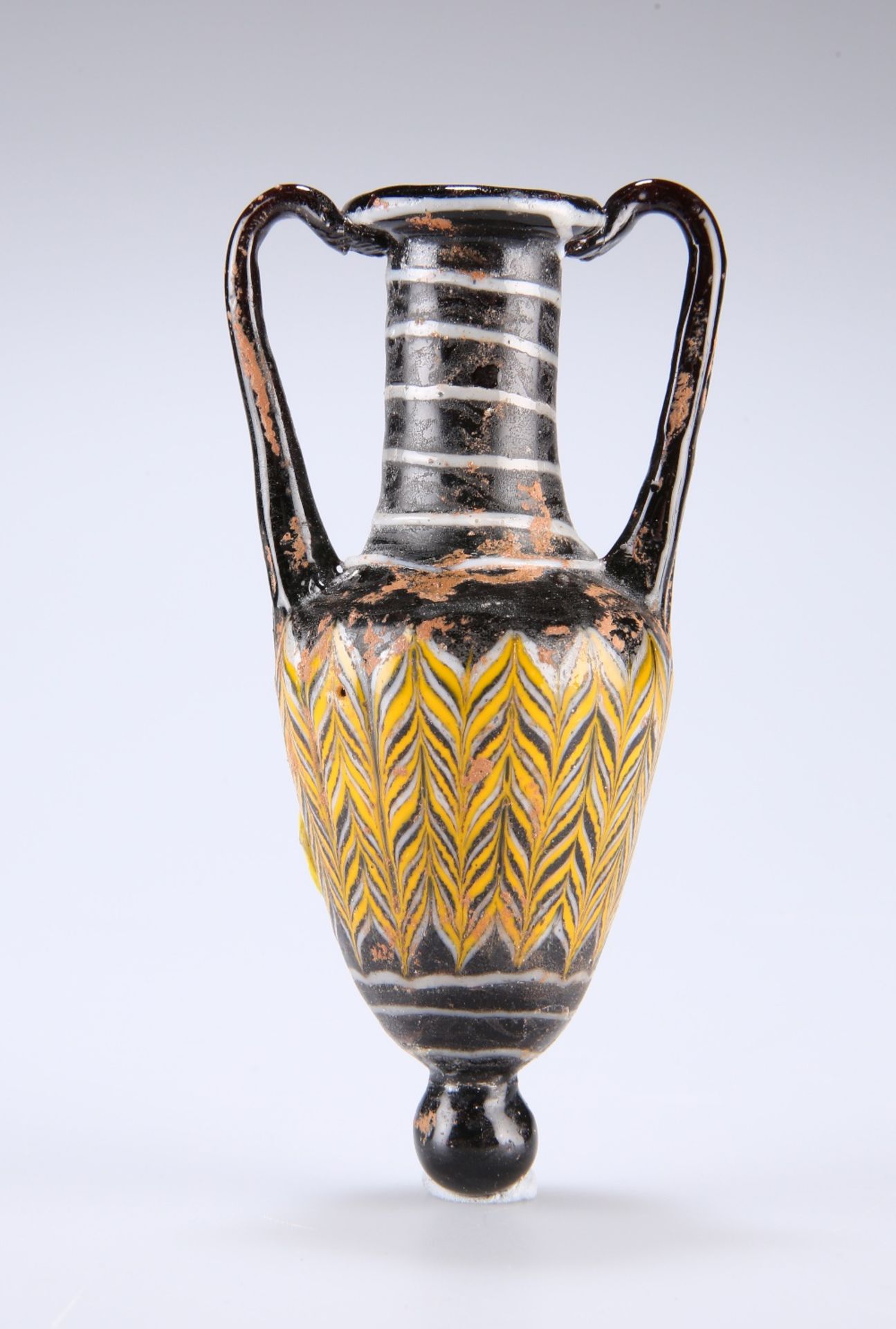 A HELLENISTIC CORE-FORMED GLASS AMPHORISKOS