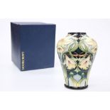 A MOORCROFT POTTERY LIMITED EDITION VASE, BY RACHEL BISHOP