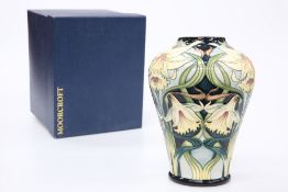 A MOORCROFT POTTERY LIMITED EDITION VASE, BY RACHEL BISHOP