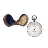 A VICTORIAN COMPENSATED POCKET BAROMETER, SIGNED C.W. DIXEY