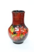 A "LEAF AND BERRY" FLAMBE VASE, CIRCA 1928