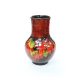 A "LEAF AND BERRY" FLAMBE VASE, CIRCA 1928