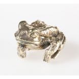 STUART DEVLIN - A SILVER-GILT FROG, LONDON 1973