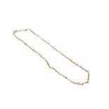 A 9 CARAT GOLD AND SEED PEARL NECKLACE, BY DEAKIN & FRANCIS