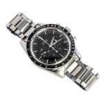 A RARE GENTLEMANS OMEGA SPEEDMASTER BRACELET WATCH, CIRCA 1961