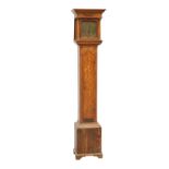 A SMALL OAK EIGHT-DAY LONGCASE CLOCK