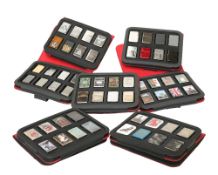A LARGE COLLECTION OF ZIPPO LIGHTERS, approximately 155 in Zippo cases