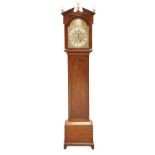 A GEORGE III SCOTTISH MAHOGANY EIGHT-DAY LONGCASE CLOCK