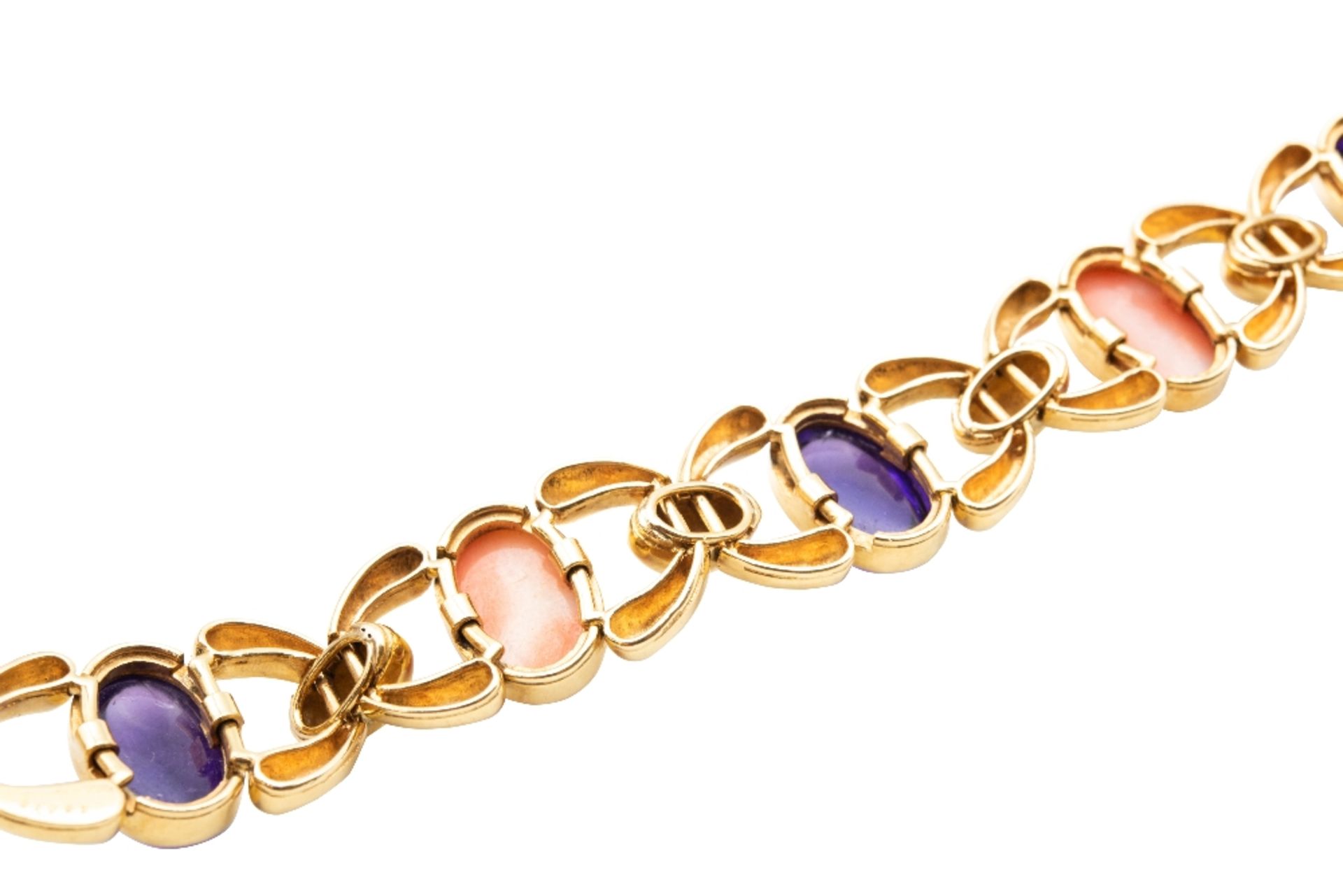 AN AMETHYST AND CORAL BRACELET, BY CARTIER - Bild 3 aus 5