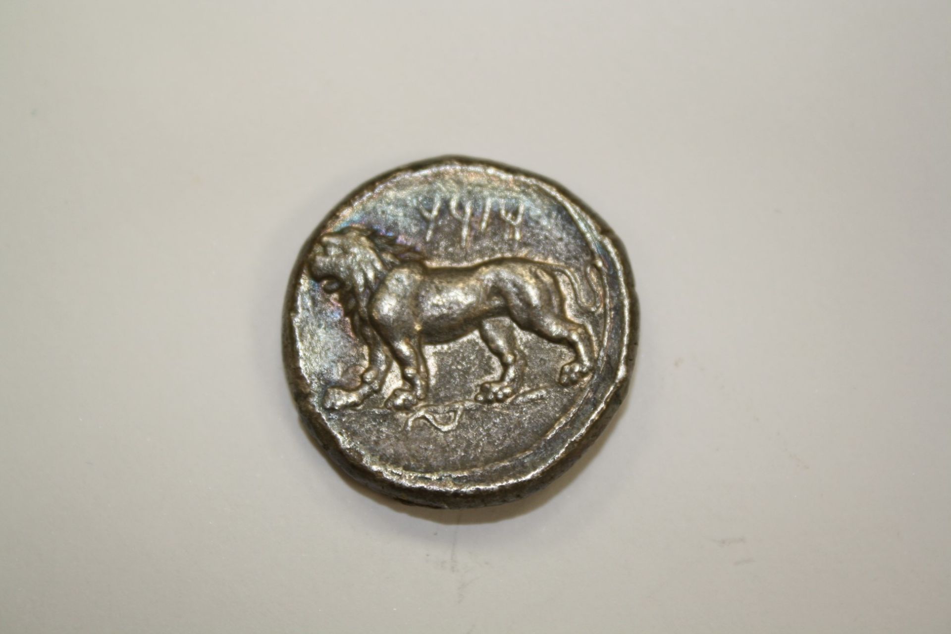 A SMALL COLLECTION OF THIRTEEN ANCIENT GREEK COINS - Bild 5 aus 22