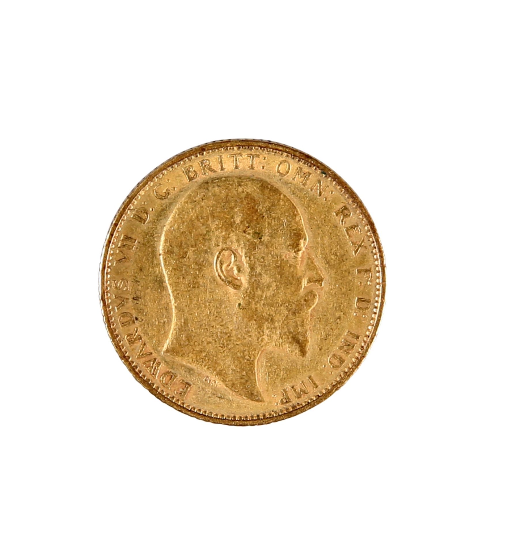 AN EDWARD VII GOLD SOVEREIGN, 1904.