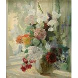 STANLEY HORACE GARDINER (1887-1952), STILL LIFE OF FLOWERS IN A VASE