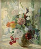 STANLEY HORACE GARDINER (1887-1952), STILL LIFE OF FLOWERS IN A VASE