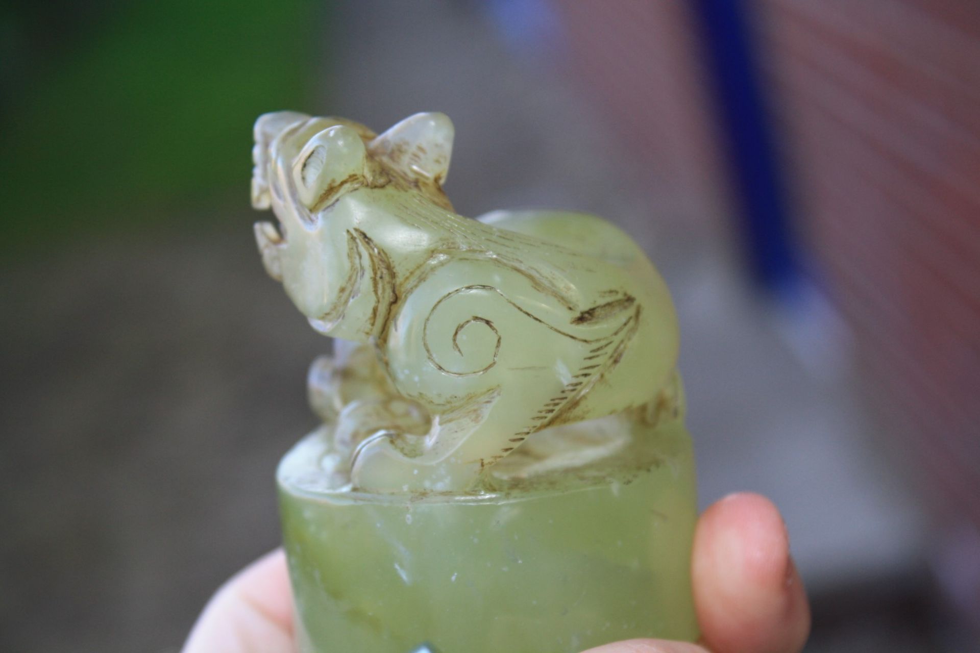 A CHINESE JADE CENSER - Bild 9 aus 10