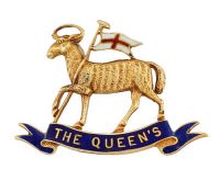 A QUEEN'S WEST SURREY REGIMENT BROOCH