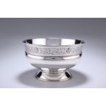 A GEORGE V SILVER BOWL