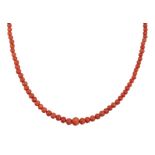 A CORAL NECKLACE