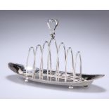 AN EDWARDIAN SILVER TOAST RACK