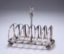 A VICTORIAN SILVER TOAST RACK