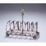 A VICTORIAN SILVER TOAST RACK