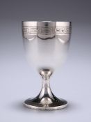 A VICTORIAN SILVER GOBLET