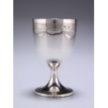 A VICTORIAN SILVER GOBLET