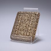 A FILIGREE CIGARETTE CASE