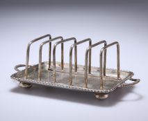 A VICTORIAN SILVER TOAST RACK