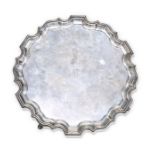 A GEORGE V SILVER SALVER