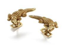 A PAIR OF CUFFLINKS, BY KIESELSTEIN-CORD