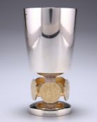 AN ELIZABETH II PARCEL-GILT SILVER LIMITED EDITION GOBLET