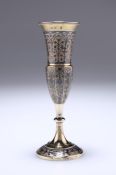 A RUSSIAN SILVER-GILT AND NIELLO FLUTE