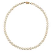 A CULTURED PEARL NECKLACE