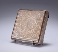 A PERSIAN SILVER BOX