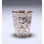 A GERMAN SILVER BEAKER