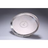 A GEORGE III SILVER SALVER